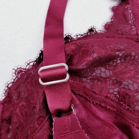 Playtex Secrets #4302 Rosebud Embroidery -42DD-NWT - Picture 5 of 9